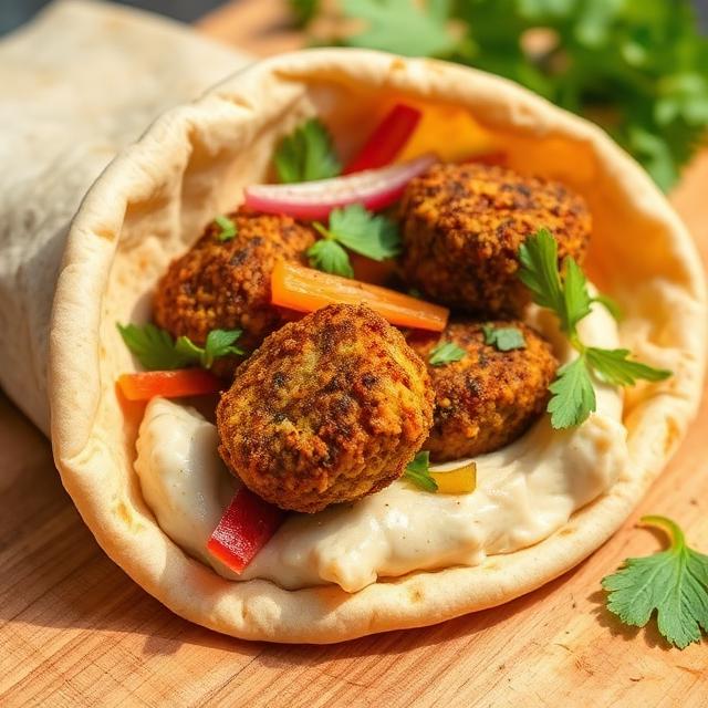 Mediterranean Falafel Wrap