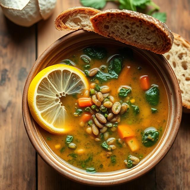 Lentil & Spinach Soup
