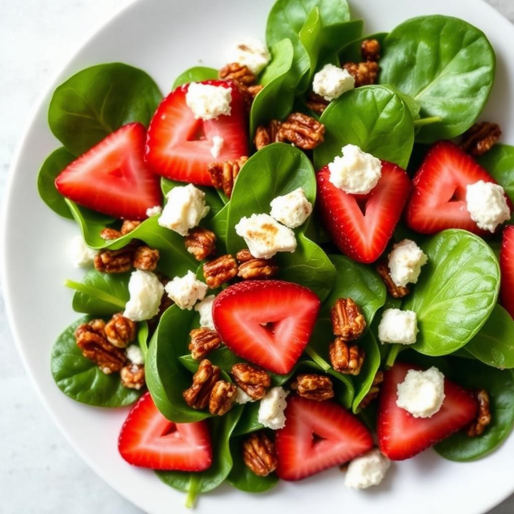 Strawberry Spinach Salad