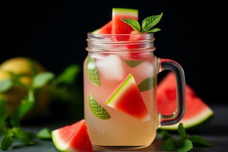 Watermelon Mint Lemonade